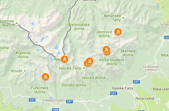 Novinka – ferratová mapa Slovenska
