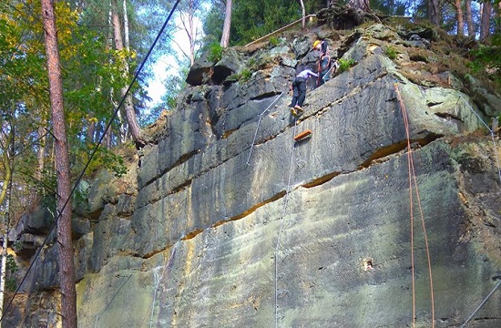 Nová ferrata Kavárnička v Srbské Kamenici