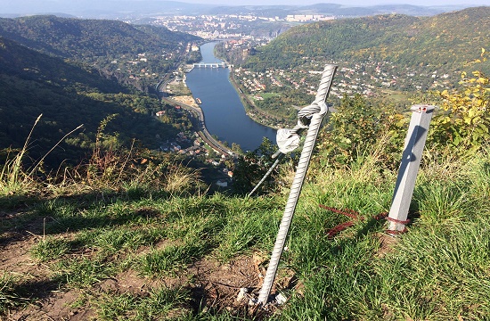 Lužická spojka – nová ferrata u Ústí nad Labem