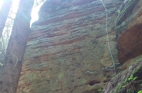 Ferrata Hadrianův oblouk